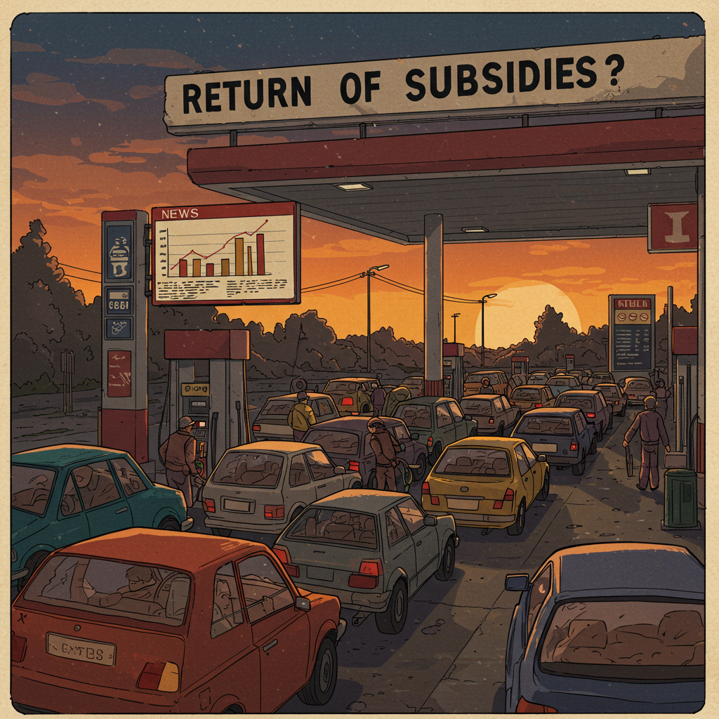 Return of Fuel Queues and Return of Subsidy?